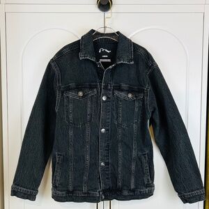 Art Class : Boy's Distressed Black Denim Jacket